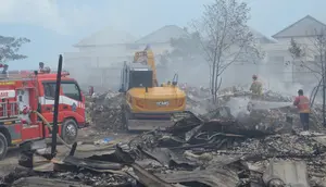 Penyebab Kebakaran Permukiman Bedeng Denpasar Sulit Padam