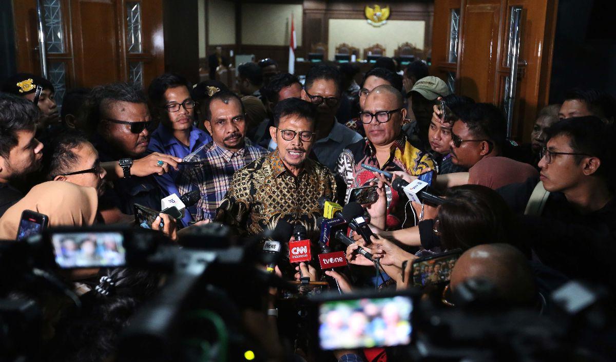 "Kedua, ada El Nino yang hantam seluruh dunia, ada penyakit yang datang tidak hanya Covid tapi Antraks dan PMK," ucap SYL.