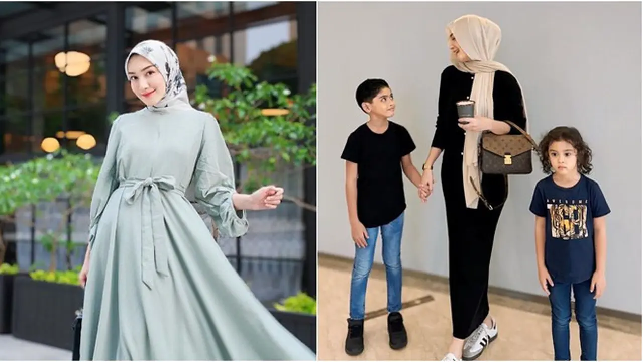 8 Potret Melody Prima saat Asuh Anak, Umumkan Kehamilan Ketiga