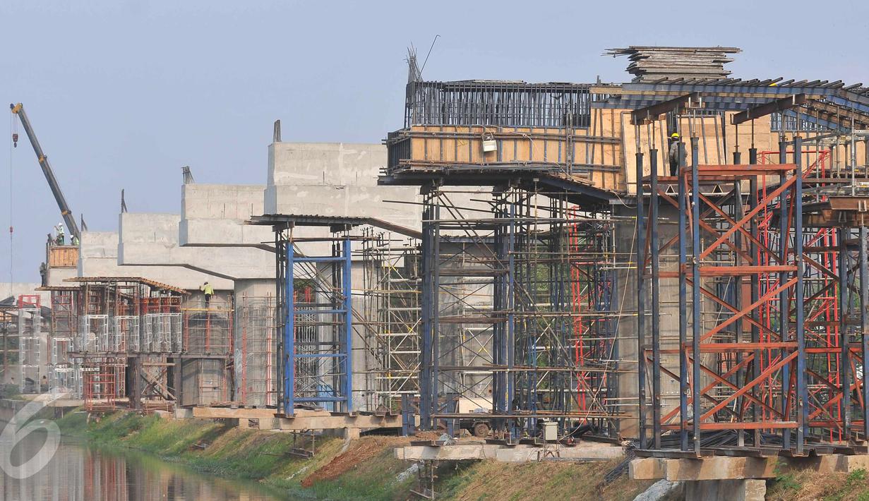 Ilustrasi pembangunan jalan. (Liputan6.com/Gempur M Surya)