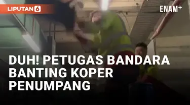 Edan! Petugas Bandara Banting Koper Penumpang Pesawat