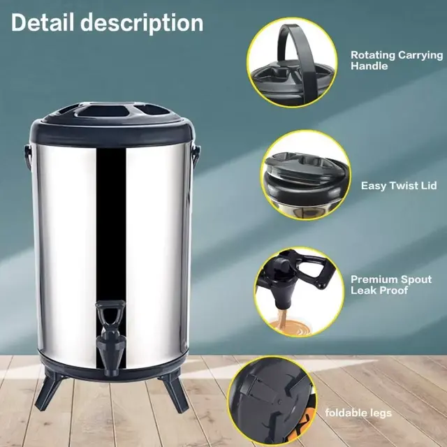 LOKE Dispenser Milk Tea Stainless Steel 304 (Foto: Shopee LOKE Official Store)