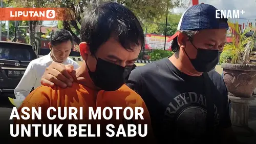 VIDEO: Curi Motor untuk Beli Sabu, ASN Pemkab Buleleng Ditangkap Polisi