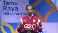 Presiden Jokowi saat menghadiri acara Silaturahmi dengan Alumni Kartu Prakerja di Sentul, Kabupaten Bogor, Jawa Barat. (Foto: tangkapan layar Youtube Sekretariat Presiden)