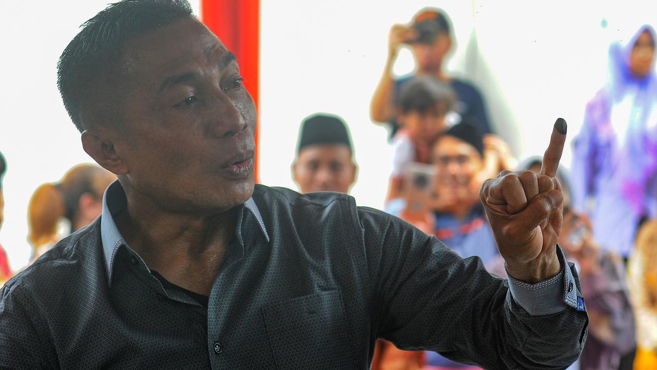 Dharma Pongrekun nyoblos di TPS 31 Lebak Bulus