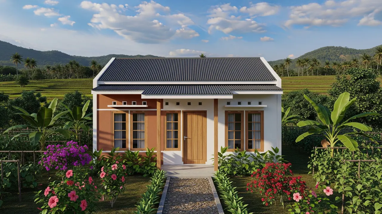 Desain Rumah 6x9 Meter untuk Keluarga Kecil yang Nyaman Ditempati Keluarga dengan Dua Anak