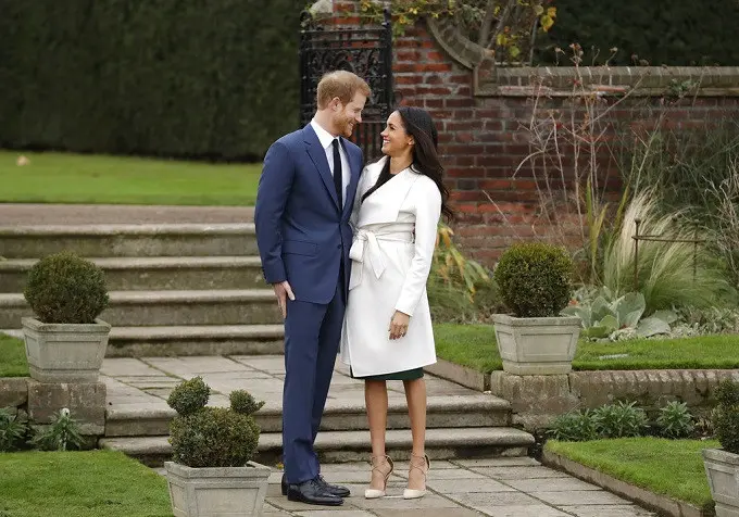 Pangeran Harry dan Meghan Markle (AP Photo/Matt Dunham)