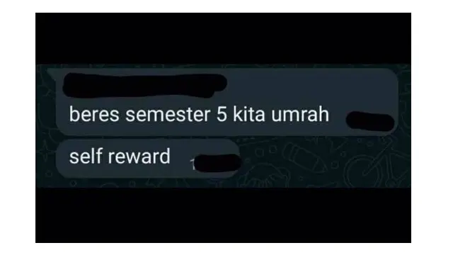 6 Chat Bahas Self Reward Melepas Penat Ini Bikin Senyum