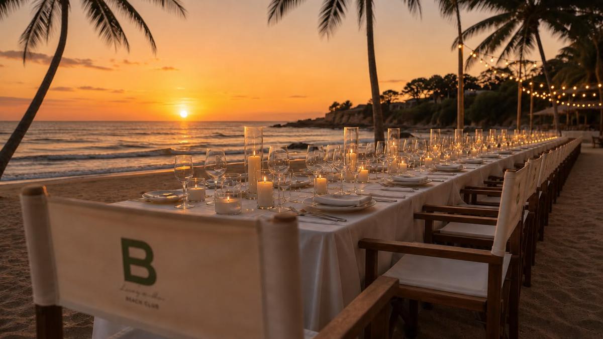 Sensasi Dinner Romantis di Meja Terpanjang Bali, Santap Tiga Menu Ditemani Bulan Purnama