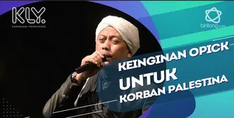 Tersentuh Lihat Kondisi Palestina, Opick Galang Acara Sedekah