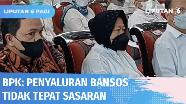 BPK menemukan 2,5 persen dari Rp 120 triliun dana bansos tidak tepat sasaran. Kemensos diminta memperbaiki data terpadu kesejahteraan sosial yang digunakan Pemerintah untuk menyalurkan Bansos.