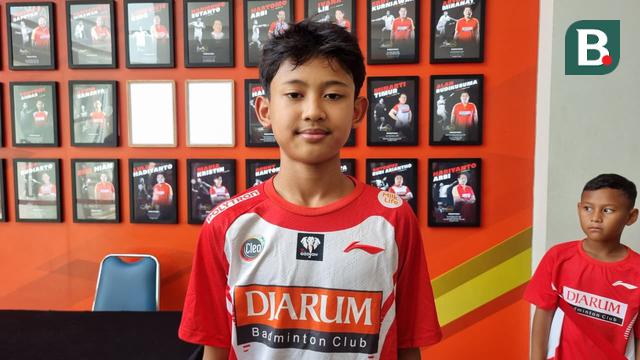 Atlet PB Djarum, Ghathfaan Rizqie Ramadhan Haryanto.