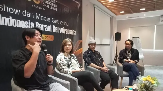 Acara Talkshow dan Media Gathering “Pemuda Indonesia Berani Berwirausaha” yang merupakan rangkaian acara dari Diplomat Success Challenge Season 14 di Jakarta, Rabu (25/10/2023). (Dok DSC)