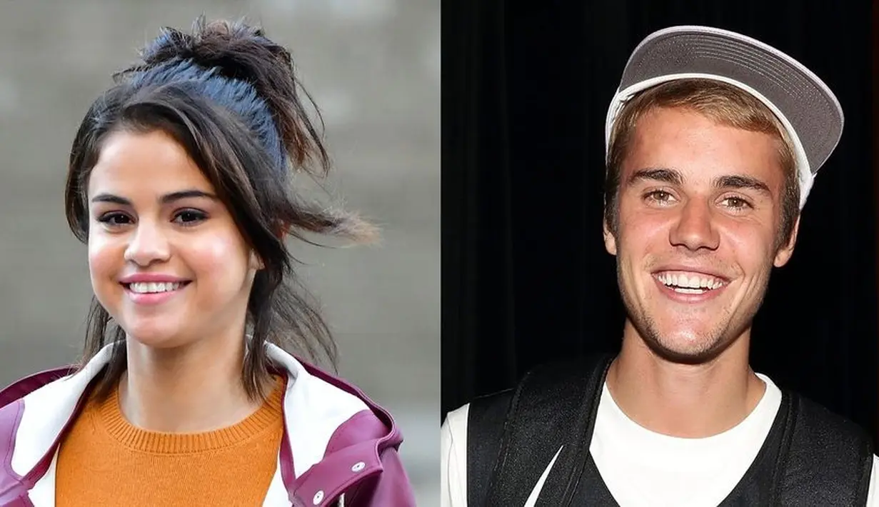 Tak ada foto yang menampakkan kebersamaan Justin Bieber dan Selena Gomez di malam tahun baru. Namun bukan berarti mereka tak merayakannya bersama. (Getty Images/Cosmopolitan)