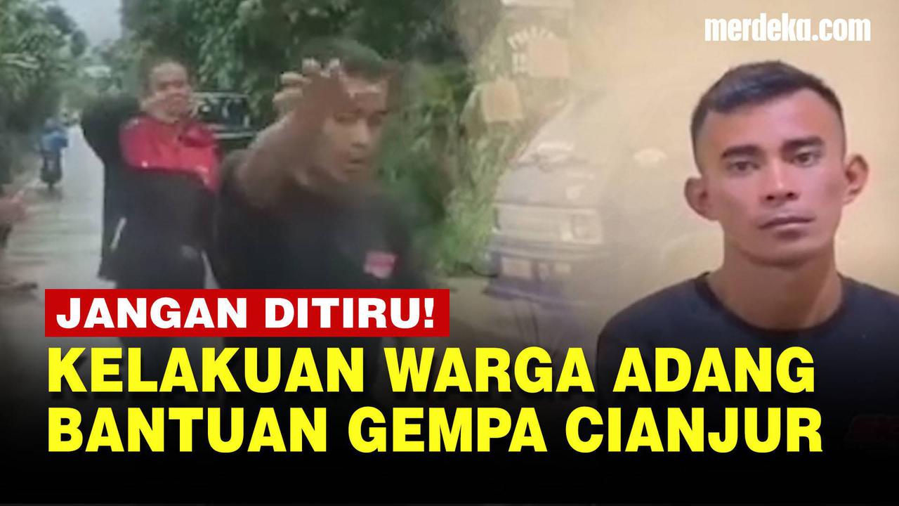 VIDEO: Pria Adang Bantuan Gempa Cianjur: Perbuatan Itu Salah, Jangan Contoh Kami!