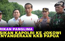 VIDEO: Jokowi Sentil Penyanderaan KKB Papua, Ada Lirikan Panglima & Bisikan Kapolri