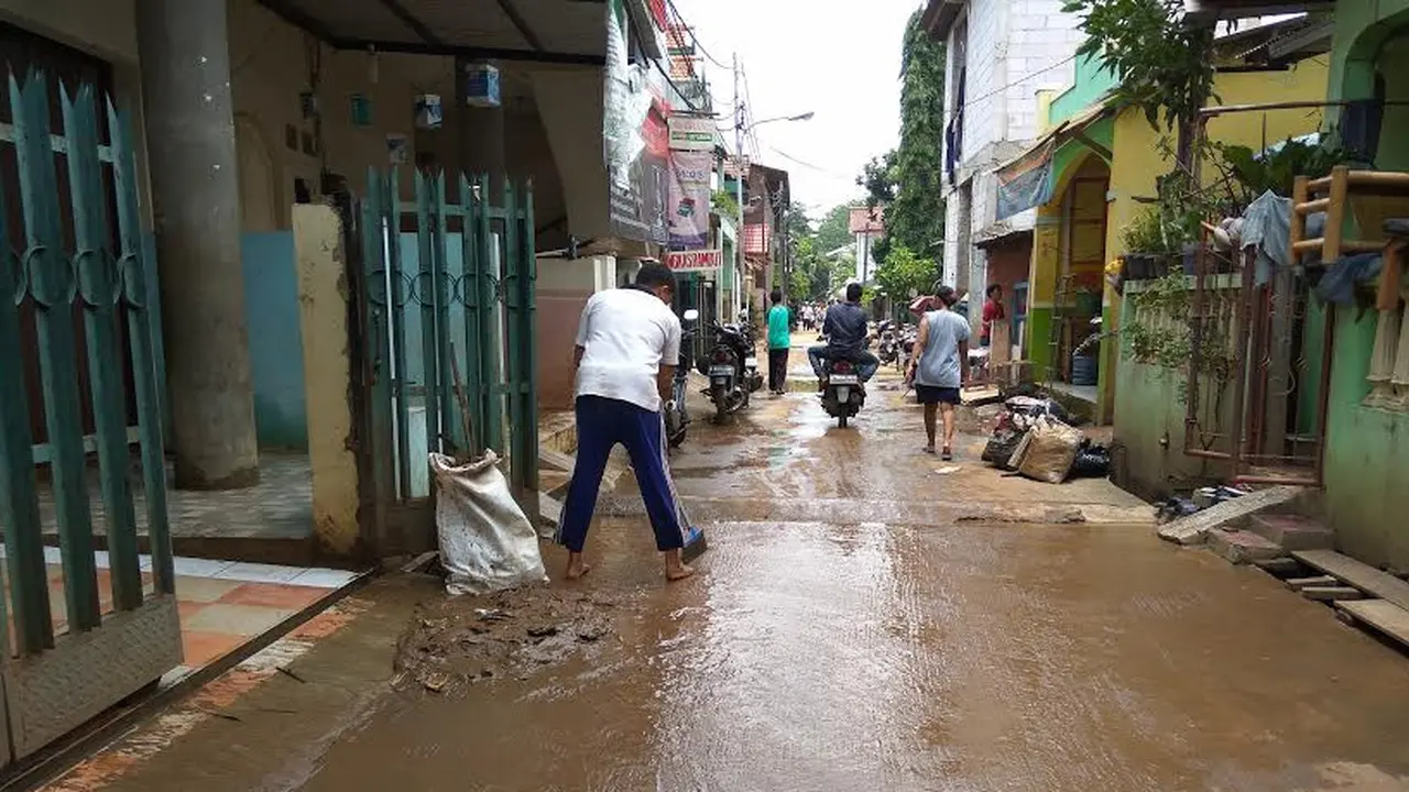 Warga korban banjir Jakarta