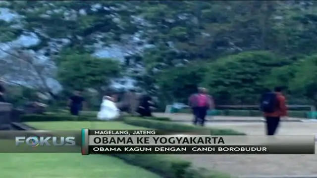 Obama Terkesan Kemegahan Candi Borobudur