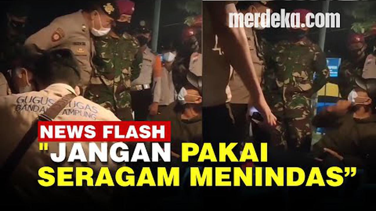 VIDEO: Dibentak-Bentak Polisi, Penjual Kopi Emosi Minta Aparat Tidak Semena-Mena