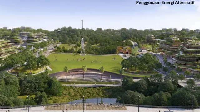 Kementerian PUPR melaksanakan pembangunan infrastruktur kawasan IKN dengan memperhatikan tiga aspek, yakni menjamin kualitas, menjaga kelestarian lingkungan, dan memperhatikan estetika. (Dok Kementerian PUPR)