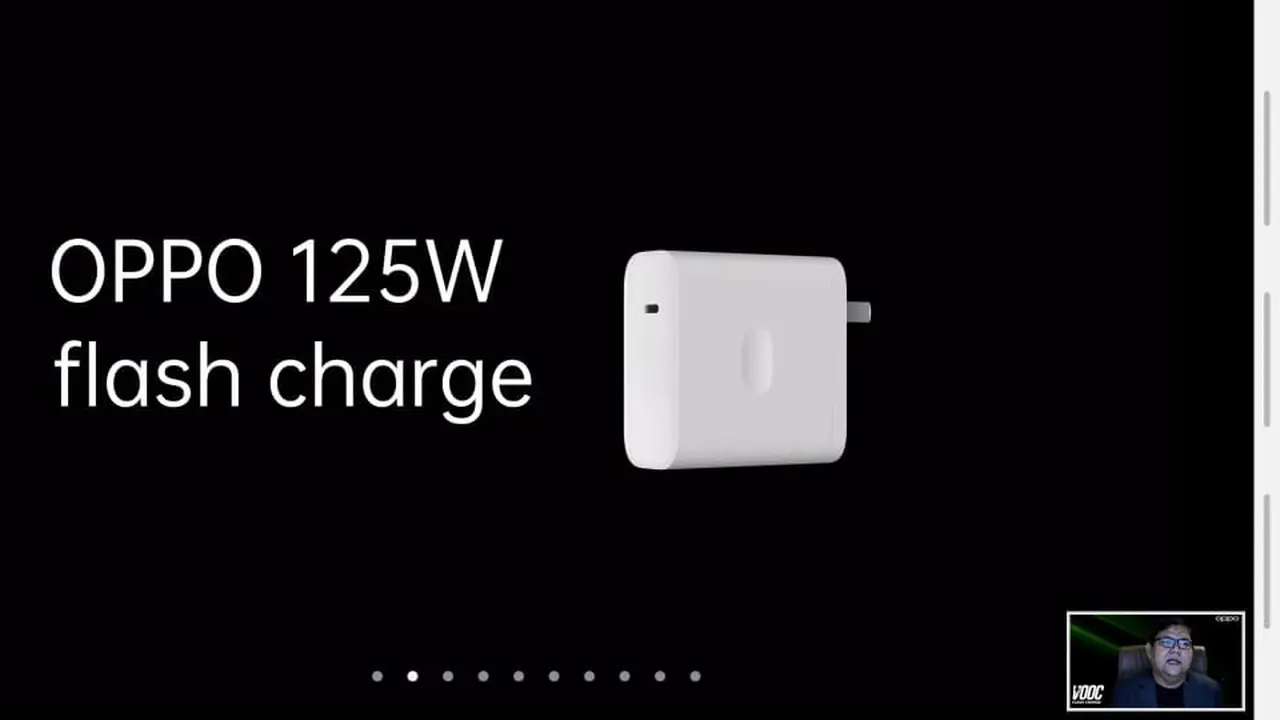 Oppo 125 watt flash charge