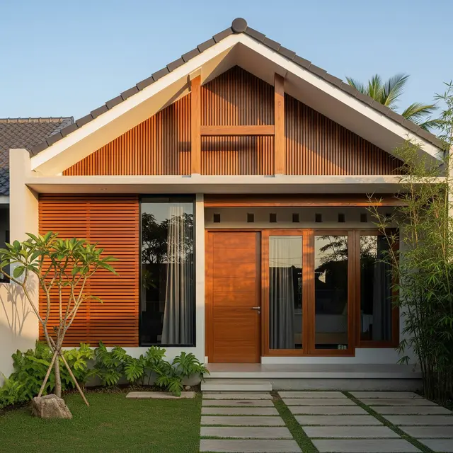 9 Model Rumah Sederhana tapi Mewah dengan Atap Limasan Modern, Perpaduan Elegan