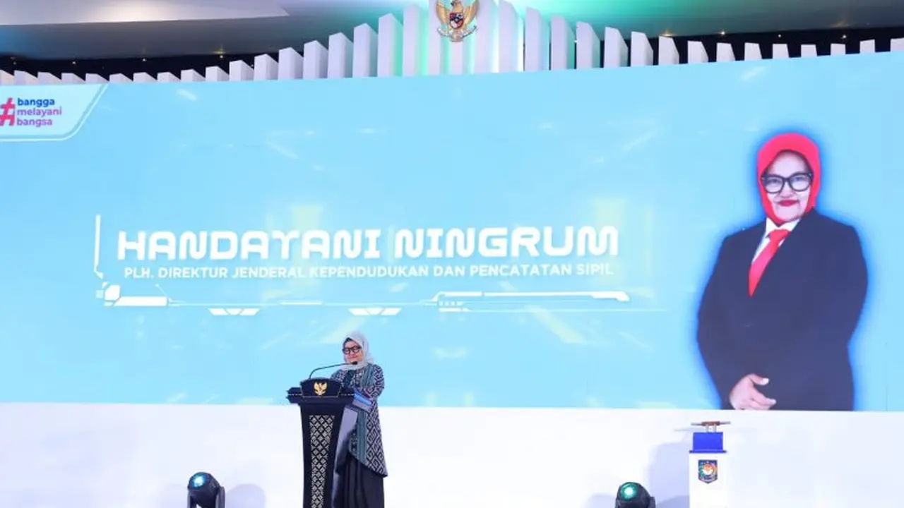 Pelaksana Harian (Plh) Dirjen Dukcapil Kementerian Dalam Negeri (Kemendagri), Handayani Ningrum.