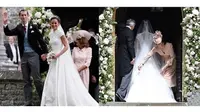 Gaun bernuansa gading dengan desain klasik, membuat Pippa Middleton makin anggun di hari pernikahannya. (Foto: Instagram/ @E!news)