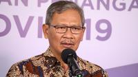 Juru Bicara Pemerintah untuk Penanganan COVID-19 Achmad Yurianto saat konferensi pers Corona di Graha BNPB, Jakarta, Rabu (1/7/2020). (Dok Badan Nasional Penanggulangan Bencana/Fotografer Dume Harjuti Sinaga)