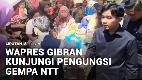 Wapres Gibran Kunjungi Pengungsi Gempa NTT