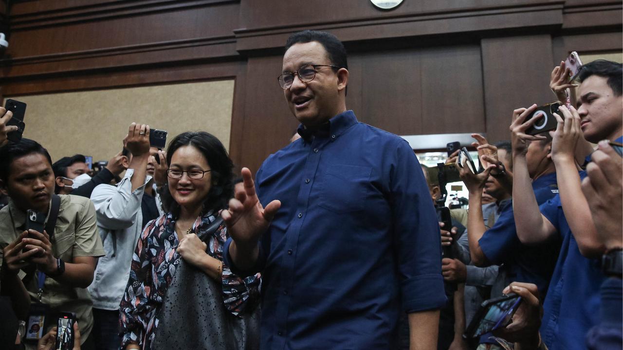 Anies Baswedan hadiri sidang perdana Tom Lembong
