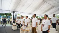 Duta SDGs Indonesia Billy Mambrasar bersama CSR Pertamina mengunjungi SMK-SMTI Makassar, Sulawesi Selatan, Selasa (22/1/2024) sebagai provinsi terakhir dari rangkaian roadshow program Sekolah Energi Bedikari (SEB). (Ist).