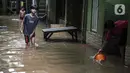 Ada ratusan rumah warga yang terendam air. (Liputan6.com/Faizal Fanani)