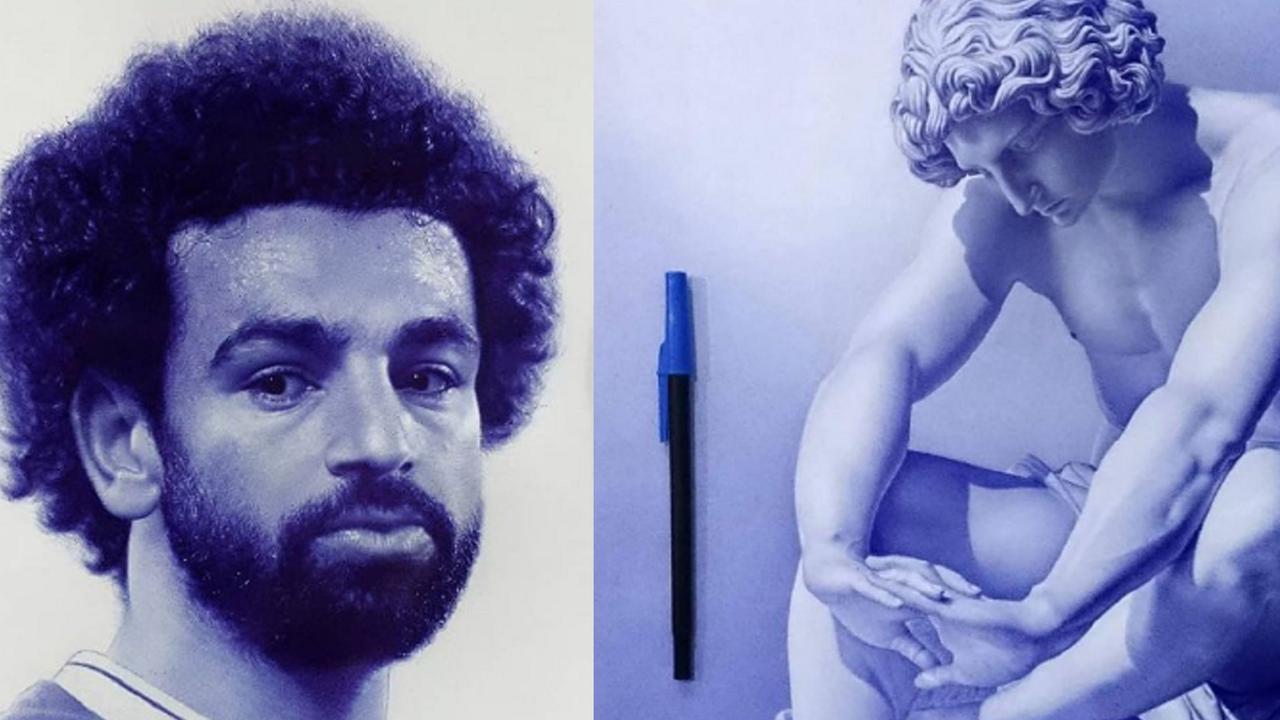 Bikin Takjub, 7 Potret Lukisan Realistis Ini Dibuat Hanya Pakai Pulpen