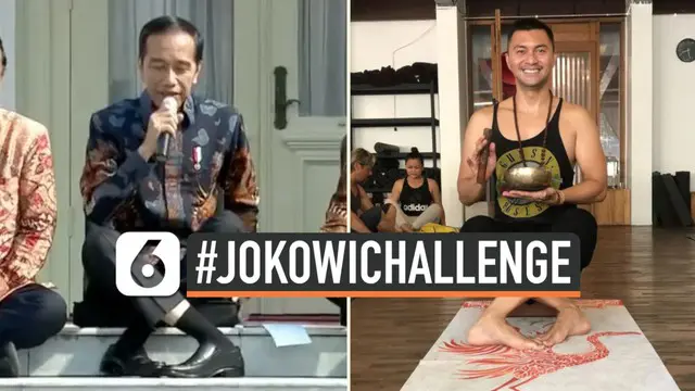Viral gaya duduk Presiden Joko Widodo saat mengumumkan kabinet Indonesia Maju pada Rabu (23/10/19). Selain viral, gaya duduknya ini dibuat challenge oleh warganet lewat tagar #JokowiChallenge.