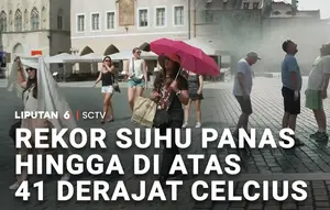 Suhu Panas Melanda Eropa, Kipas Angin Air Jadi Andalan