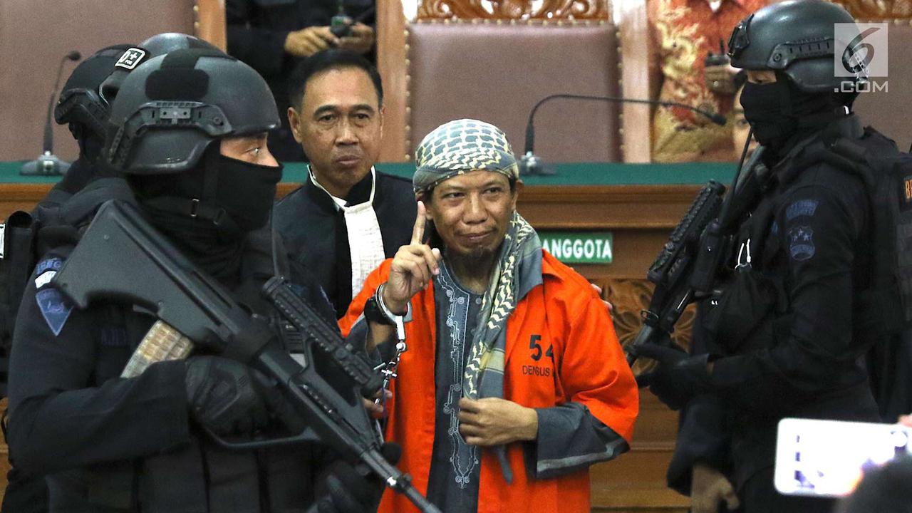 Aman Abdurrahman Jalani Sidang Pledoi