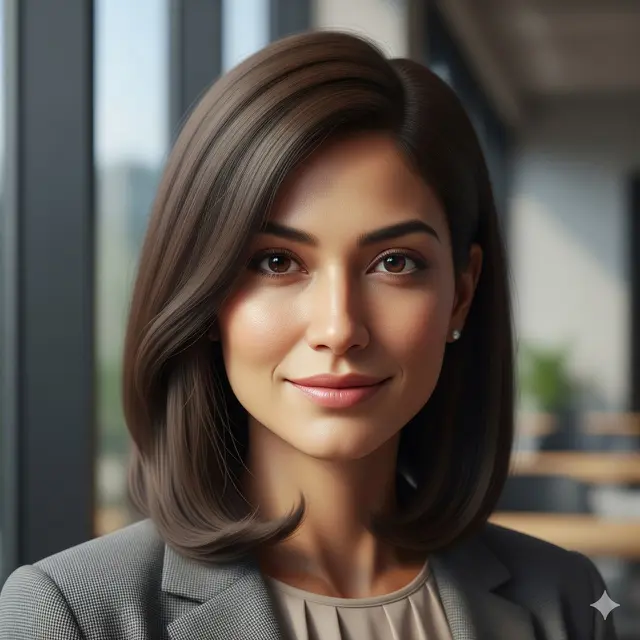 Inspirasi 9 Model Rambut Lurus Rapi untuk Ibu-Ibu Kantoran, Tampil ...