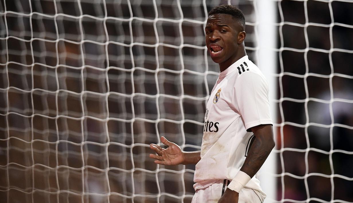3. Vinicius Junior (Real Madrid) - 63 Juta Pounds. (AFP/Oscar del Pozo)