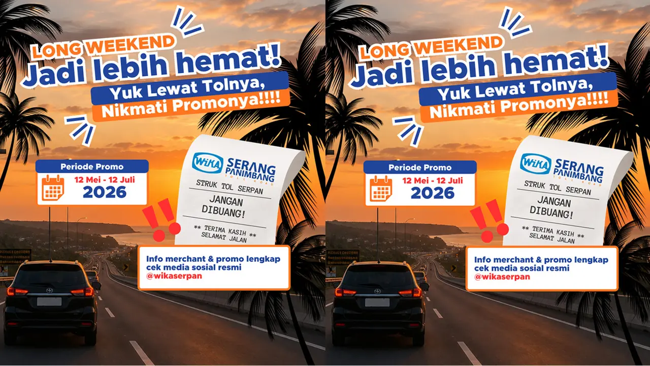 Tol Serang Panimbang Bagi-Bagi Hadiah untuk Pengguna yang Liburan ke Banten