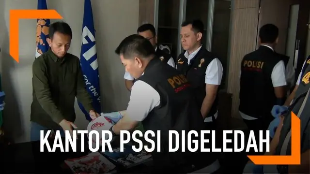 Penyidik Satgas Antimafia Bola Polri menggeledah dua kantor Persatuan Sepakbola Seluruh Indonesia (PSSI) di Jakarta Pusat dan Jakarta Selatan.