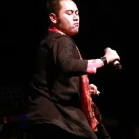 Nassar tak ingin berkutat dalam persoalan dalam rumah tangganya dengan Muzdalifah, ia pun memberikan tampilan terbaiknya untuk penonton Kampung GaSS 2. (Deki Prayoga/Bintang.com)