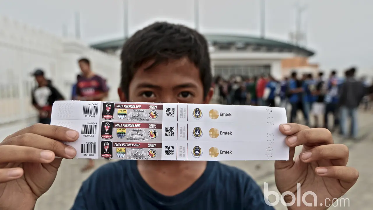 Ilustrasi tiket pertandingan