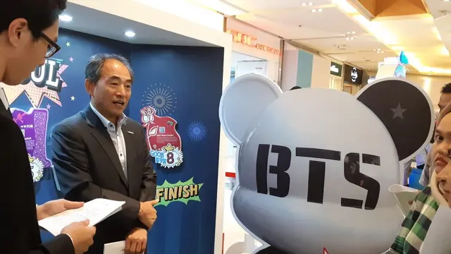 (kedua dari kiri) Waki Wali Kota Seoul Yun Jun-byeong di Jakarta (19/8) (Rizki Akbar Hasan / Liputan6.com)