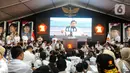 Ribuan kader Gerindra menghadiri acara Prabowo Menyapa untuk mendulang kemenangan dan menjadikan Ketua Umum Prabowo Subianto sebagai Presiden 2024 ini. (merdeka.com/Arie Basuki)