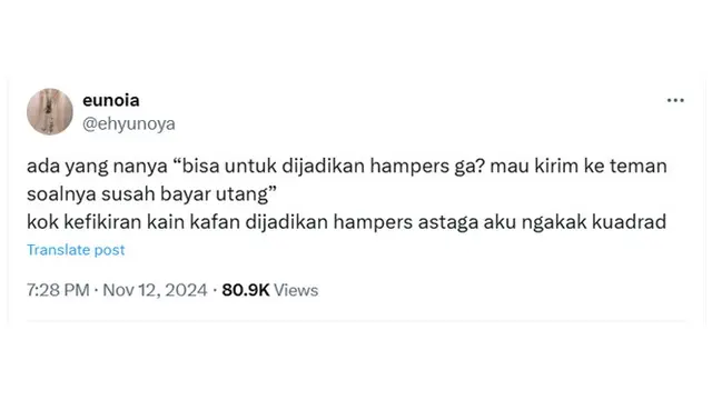 6 Pertanyaan Pembeli ke Penjual Online Kain Kafan Bikin Tepuk Jidat, Random Banget