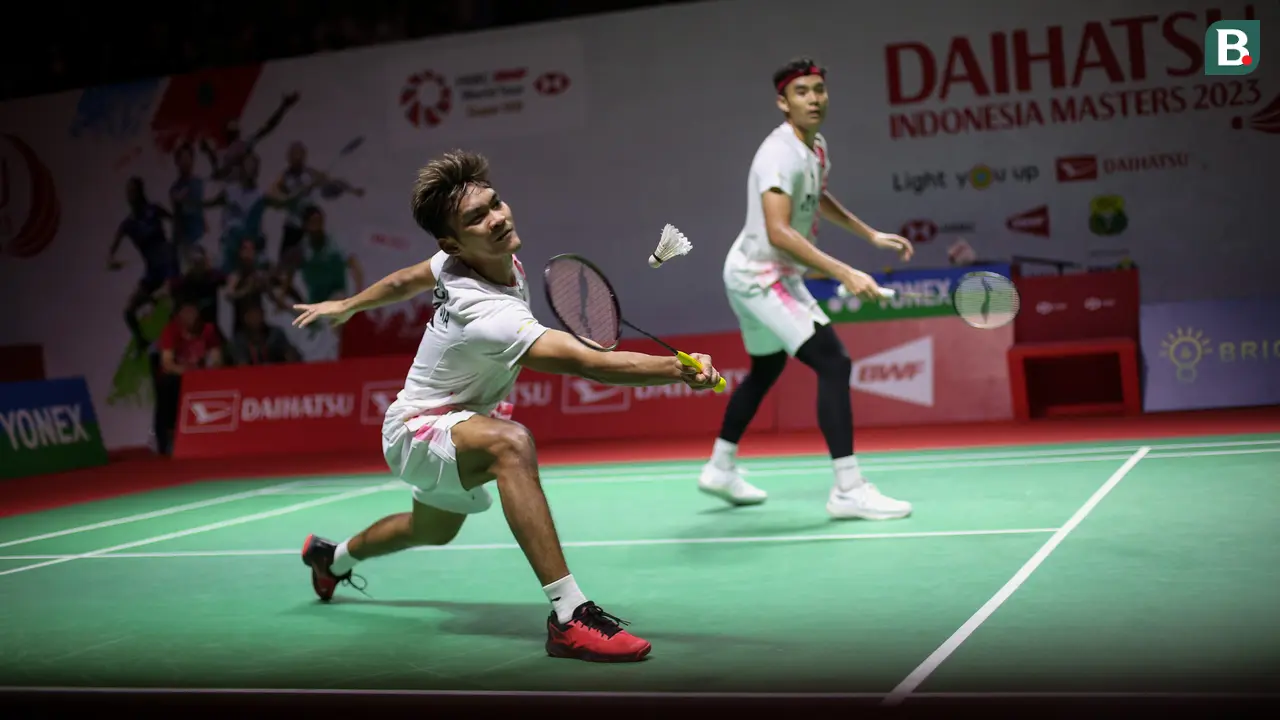 Foto: Perempat Final Indonesia Masters 2023 Dibuka dengan Drama Kemenangan Jonatan Christie dan Kekalahan Bagas/Fikri