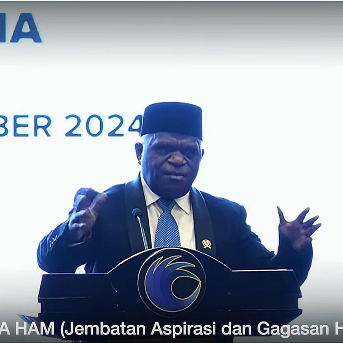 Natalius Pigai Sebut Hanya Punya 3 Pacar/Youtube Merdeka.com