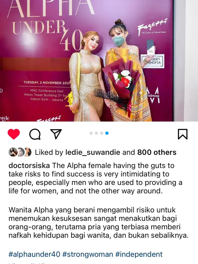 Dokter Siska Khair raih penghargaan The Alpha Under 40
