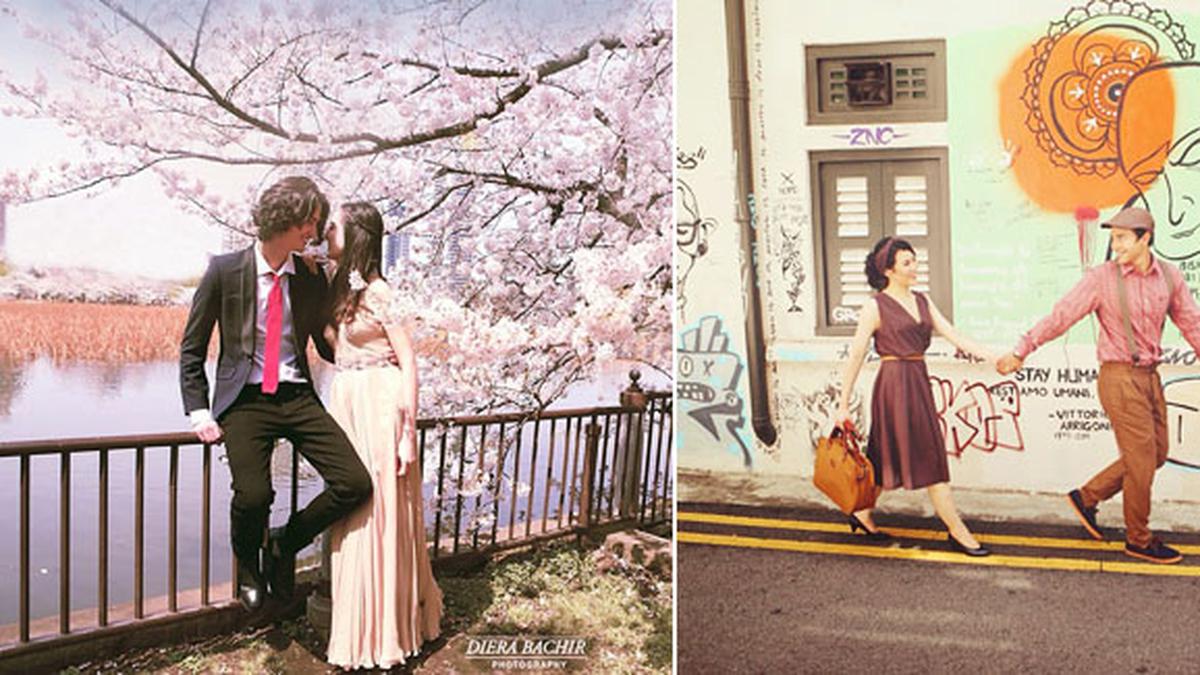 Ide Foto Pre Wedding Romantis dan Unik Dari Diera Bachir - Photo Fimela.com